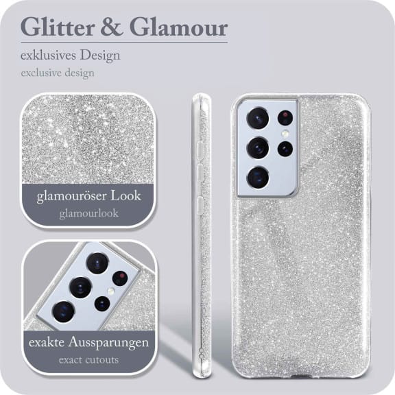 ONEFLOW Glitter Case Samsung Galaxy S21 Ultra mit Glitzer Look – Weiteres Produktbild 2 ONEFLOW Glitter Case Samsung Galaxy S21 Ultra mit Glitzer Look – Weiteres Produktbild 2