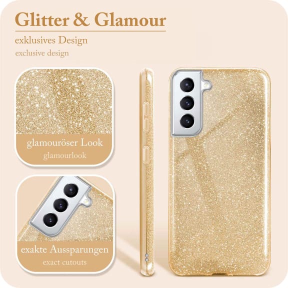 ONEFLOW Glitter Case Samsung Galaxy S21 mit Glitzer Look – Weiteres Produktbild 2 ONEFLOW Glitter Case Samsung Galaxy S21 mit Glitzer Look – Weiteres Produktbild 2