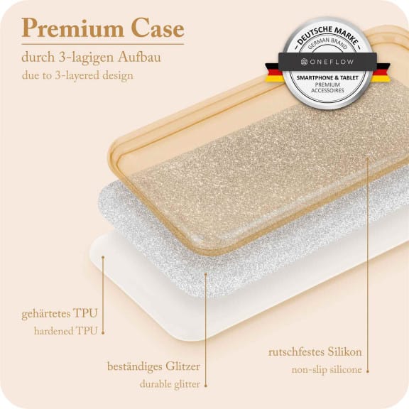ONEFLOW Glitter Case Samsung Galaxy S22 Plus mit Glitzer Look – Weiteres Produktbild 3 ONEFLOW Glitter Case Samsung Galaxy S22 Plus mit Glitzer Look – Weiteres Produktbild 3