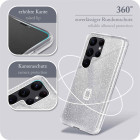 ONEFLOW Glitter Case Samsung Galaxy S22 Ultra mit Glitzer Look – Produktbild 5