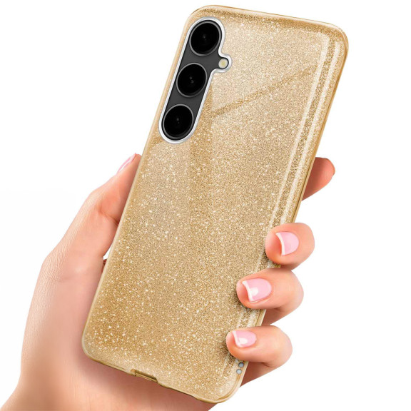 ONEFLOW Glitter Case Samsung Galaxy S23 FE mit Glitzer Look – Weiteres Produktbild 1