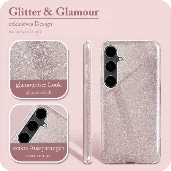 ONEFLOW Glitter Case Samsung Galaxy S23 FE mit Glitzer Look – Weiteres Produktbild 2 ONEFLOW Glitter Case Samsung Galaxy S23 FE mit Glitzer Look – Weiteres Produktbild 2