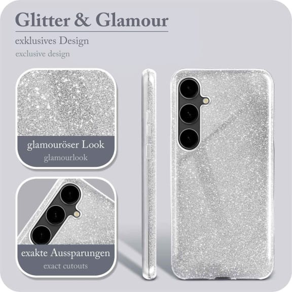 ONEFLOW Glitter Case Samsung Galaxy S23 FE mit Glitzer Look – Weiteres Produktbild 2 ONEFLOW Glitter Case Samsung Galaxy S23 FE mit Glitzer Look – Weiteres Produktbild 2