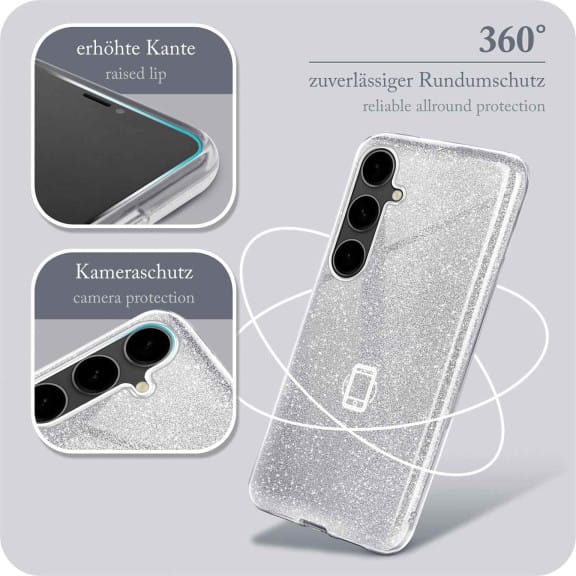 ONEFLOW Glitter Case Samsung Galaxy S23 FE mit Glitzer Look – Weiteres Produktbild 5 ONEFLOW Glitter Case Samsung Galaxy S23 FE mit Glitzer Look – Weiteres Produktbild 5
