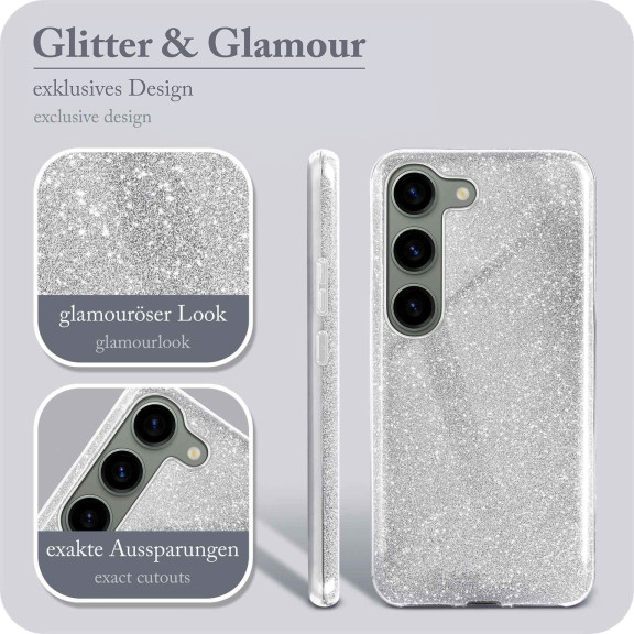 ONEFLOW Glitter Case Samsung Galaxy S23 Plus mit Glitzer Look – Weiteres Produktbild 2 ONEFLOW Glitter Case Samsung Galaxy S23 Plus mit Glitzer Look – Weiteres Produktbild 2