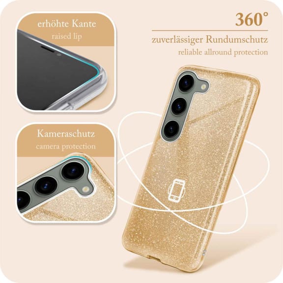 ONEFLOW Glitter Case Samsung Galaxy S23 mit Glitzer Look – Weiteres Produktbild 5 ONEFLOW Glitter Case Samsung Galaxy S23 mit Glitzer Look – Weiteres Produktbild 5