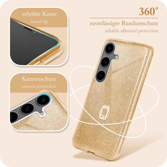 ONEFLOW Glitter Case Samsung Galaxy S24 mit Glitzer Look – Weiteres Produktbild 5 ONEFLOW Glitter Case Samsung Galaxy S24 mit Glitzer Look – Weiteres Produktbild 5