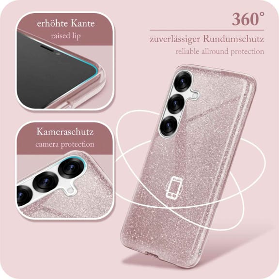 ONEFLOW Glitter Case Samsung Galaxy S25 mit Glitzer Look – Weiteres Produktbild 5 ONEFLOW Glitter Case Samsung Galaxy S25 mit Glitzer Look – Weiteres Produktbild 5