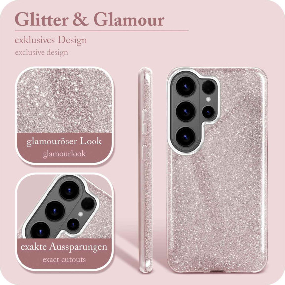 ONEFLOW Glitter Case Samsung Galaxy S26 Ultra mit Glitzer Look – Weiteres Produktbild 2
