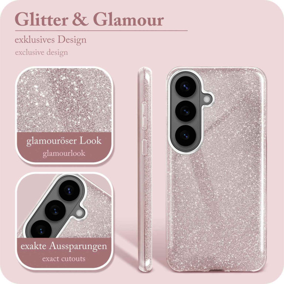 ONEFLOW Glitter Case Samsung Galaxy S26 mit Glitzer Look – Weiteres Produktbild 2