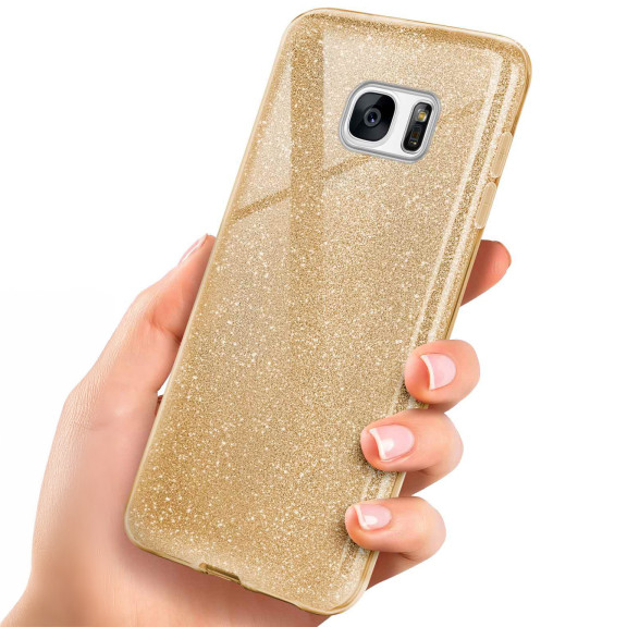 ONEFLOW Glitter Case Samsung Galaxy S7 mit Glitzer Look – Weiteres Produktbild 1