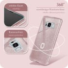 ONEFLOW Glitter Case Samsung Galaxy S8 Plus mit Glitzer Look – Produktbild 5