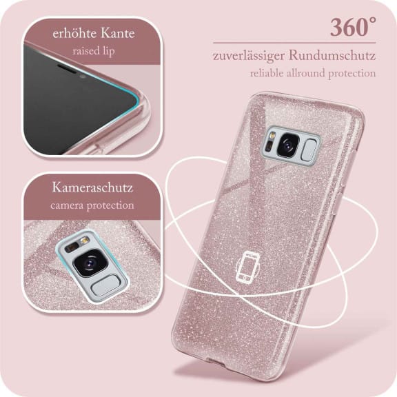 ONEFLOW Glitter Case Samsung Galaxy S8 Plus mit Glitzer Look – Weiteres Produktbild 5 ONEFLOW Glitter Case Samsung Galaxy S8 Plus mit Glitzer Look – Weiteres Produktbild 5