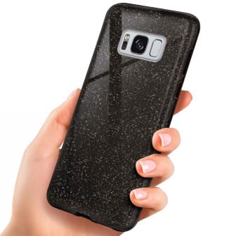 ONEFLOW Glitter Case Samsung Galaxy S8 Plus mit Glitzer Look – Glamour-Black ONEFLOW Glitter Case Samsung Galaxy S8 Plus mit Glitzer Look – Glamour-Black