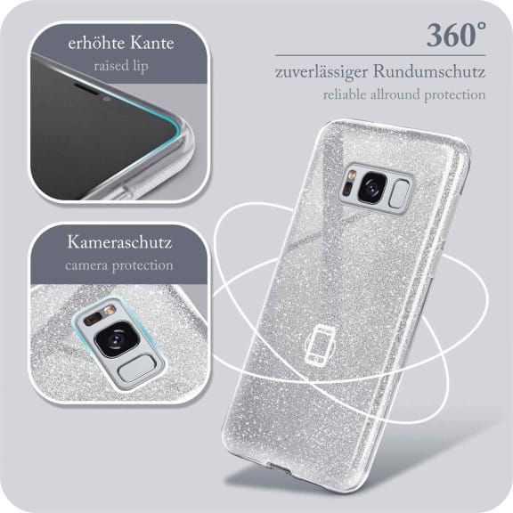 ONEFLOW Glitter Case Samsung Galaxy S8 Plus mit Glitzer Look – Weiteres Produktbild 5 ONEFLOW Glitter Case Samsung Galaxy S8 Plus mit Glitzer Look – Weiteres Produktbild 5
