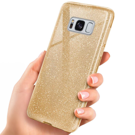 ONEFLOW Glitter Case Samsung Galaxy S8 mit Glitzer Look – Weiteres Produktbild 1