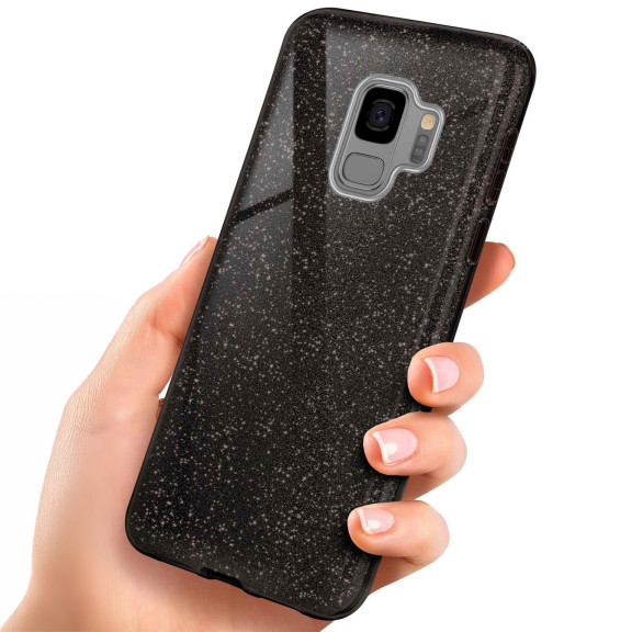 ONEFLOW Glitter Case Samsung Galaxy S9 mit Glitzer Look – Weiteres Produktbild 1