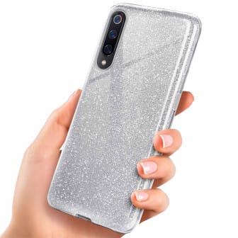 ONEFLOW Glitter Case Xiaomi Mi 9 Explorer mit Glitzer Look – Sparkle-Silver ONEFLOW Glitter Case Xiaomi Mi 9 Explorer mit Glitzer Look – Sparkle-Silver