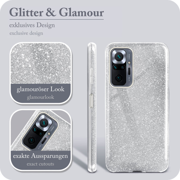 ONEFLOW Glitter Case Redmi Note 10 Pro mit Glitzer Look – Weiteres Produktbild 2 ONEFLOW Glitter Case Redmi Note 10 Pro mit Glitzer Look – Weiteres Produktbild 2