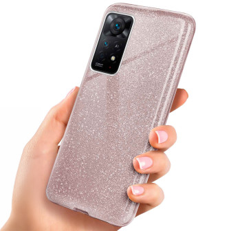 ONEFLOW Glitter Case Redmi Note 11 Pro mit Glitzer Look – Gloss-Rosé ONEFLOW Glitter Case Redmi Note 11 Pro mit Glitzer Look – Gloss-Rosé