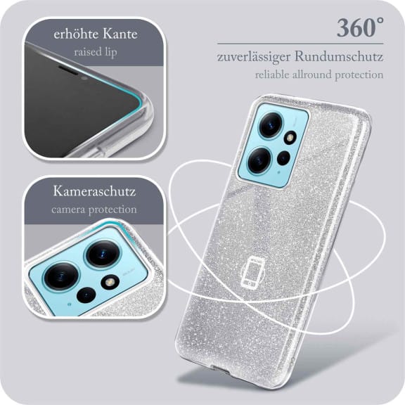 ONEFLOW Glitter Case Redmi Note 12 (4G) mit Glitzer Look – Weiteres Produktbild 5 ONEFLOW Glitter Case Redmi Note 12 (4G) mit Glitzer Look – Weiteres Produktbild 5