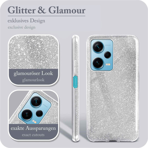 ONEFLOW Glitter Case Redmi Note 12 Pro+ 5G mit Glitzer Look – Weiteres Produktbild 2 ONEFLOW Glitter Case Redmi Note 12 Pro+ 5G mit Glitzer Look – Weiteres Produktbild 2