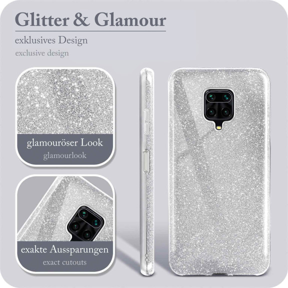 ONEFLOW Glitter Case Redmi Note 9 Pro mit Glitzer Look – Weiteres Produktbild 2 ONEFLOW Glitter Case Redmi Note 9 Pro mit Glitzer Look – Weiteres Produktbild 2