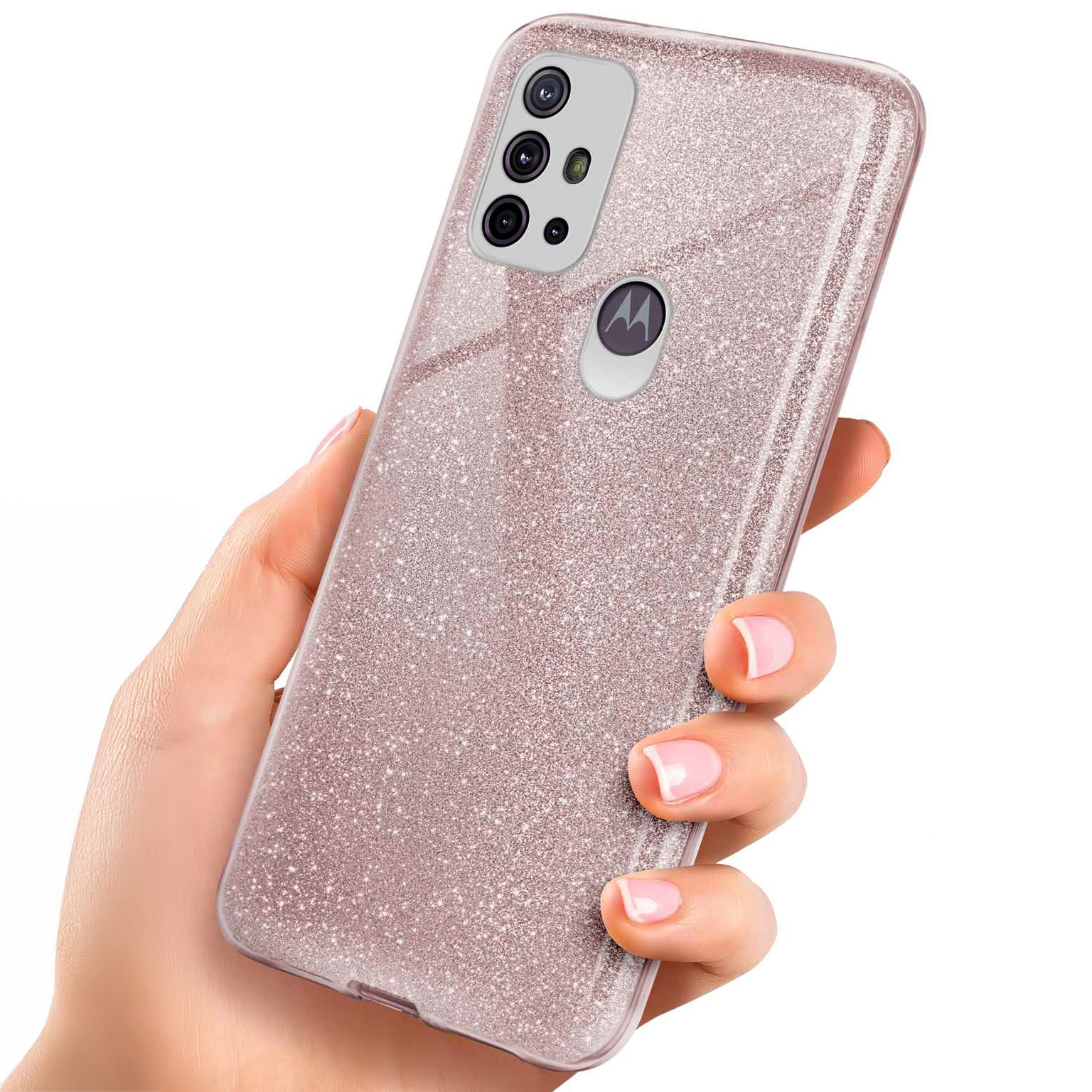 ONEFLOW Glitter Case Motorola Moto G30 mit Glitzer Look – undefined