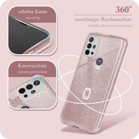 ONEFLOW Glitter Case Motorola Moto G30 mit Glitzer Look – Weiteres Produktbild 5 ONEFLOW Glitter Case Motorola Moto G30 mit Glitzer Look – Weiteres Produktbild 5