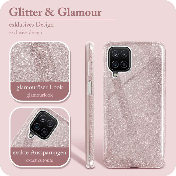 ONEFLOW Glitter Case Samsung Galaxy A12 mit Glitzer Look – Weiteres Produktbild 2 ONEFLOW Glitter Case Samsung Galaxy A12 mit Glitzer Look – Weiteres Produktbild 2