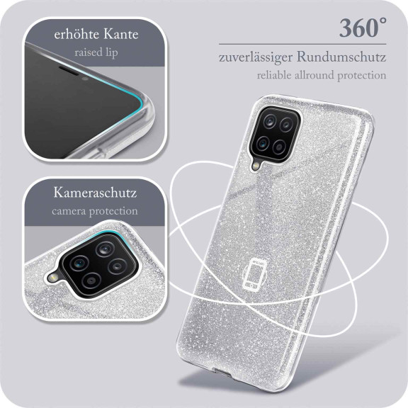 ONEFLOW Glitter Case Samsung Galaxy A12 mit Glitzer Look – Weiteres Produktbild 5 ONEFLOW Glitter Case Samsung Galaxy A12 mit Glitzer Look – Weiteres Produktbild 5