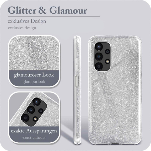 ONEFLOW Glitter Case Samsung Galaxy A13 (4G) mit Glitzer Look – Weiteres Produktbild 2 ONEFLOW Glitter Case Samsung Galaxy A13 (4G) mit Glitzer Look – Weiteres Produktbild 2