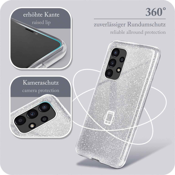 ONEFLOW Glitter Case Samsung Galaxy A13 (4G) mit Glitzer Look – Weiteres Produktbild 5 ONEFLOW Glitter Case Samsung Galaxy A13 (4G) mit Glitzer Look – Weiteres Produktbild 5