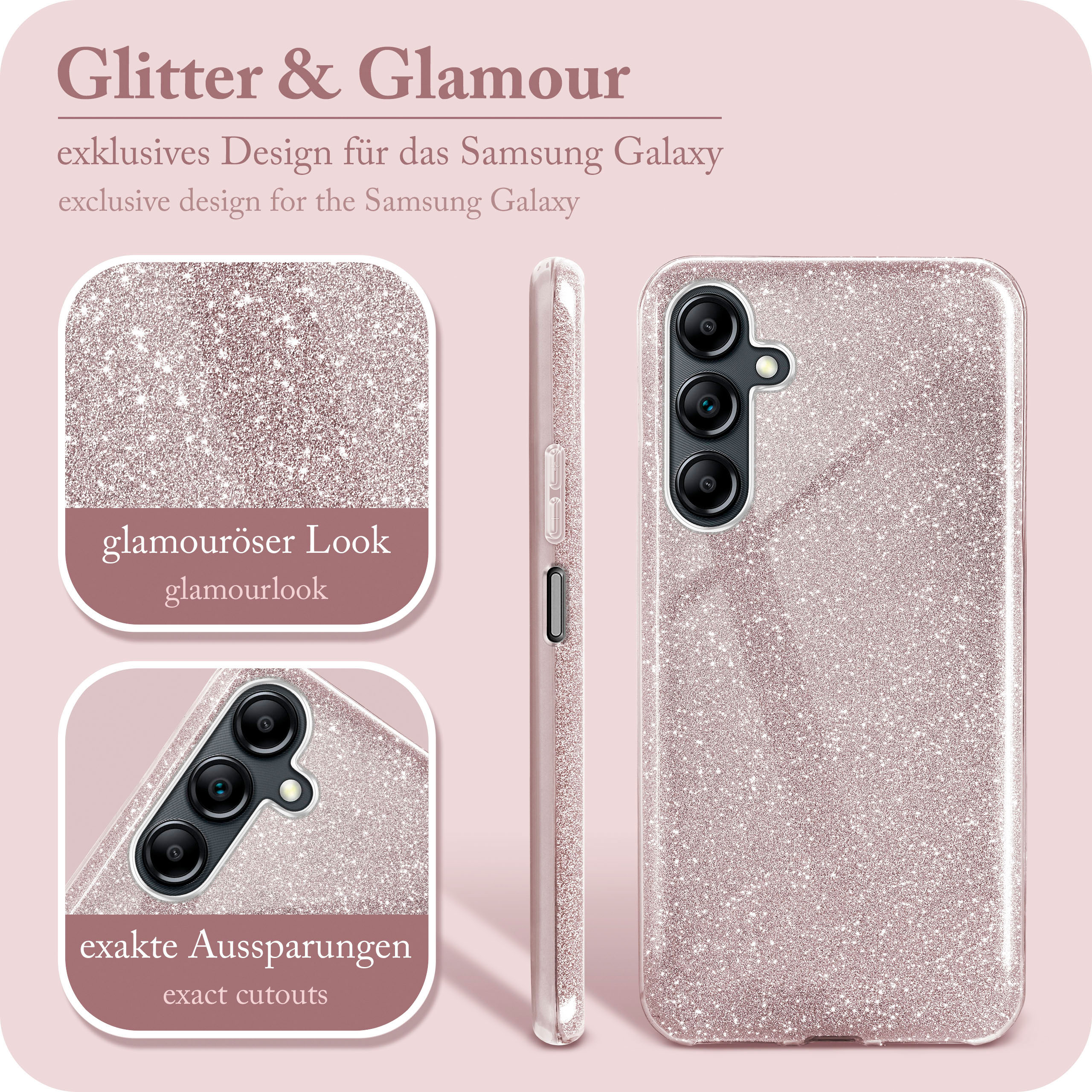 ONEFLOW Glitter Case Samsung Galaxy A14 (4G) mit Glitzer Look – Weiteres Produktbild 2 ONEFLOW Glitter Case Samsung Galaxy A14 (4G) mit Glitzer Look – Weiteres Produktbild 2