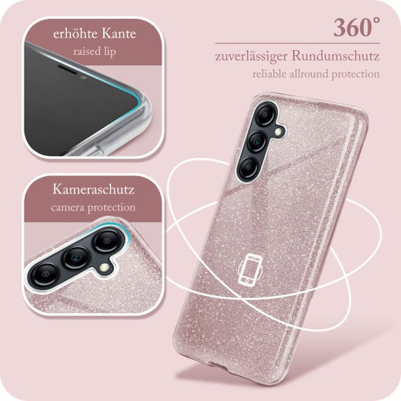ONEFLOW Glitter Case Samsung Galaxy A14 (4G) mit Glitzer Look – Weiteres Produktbild 5 ONEFLOW Glitter Case Samsung Galaxy A14 (4G) mit Glitzer Look – Weiteres Produktbild 5