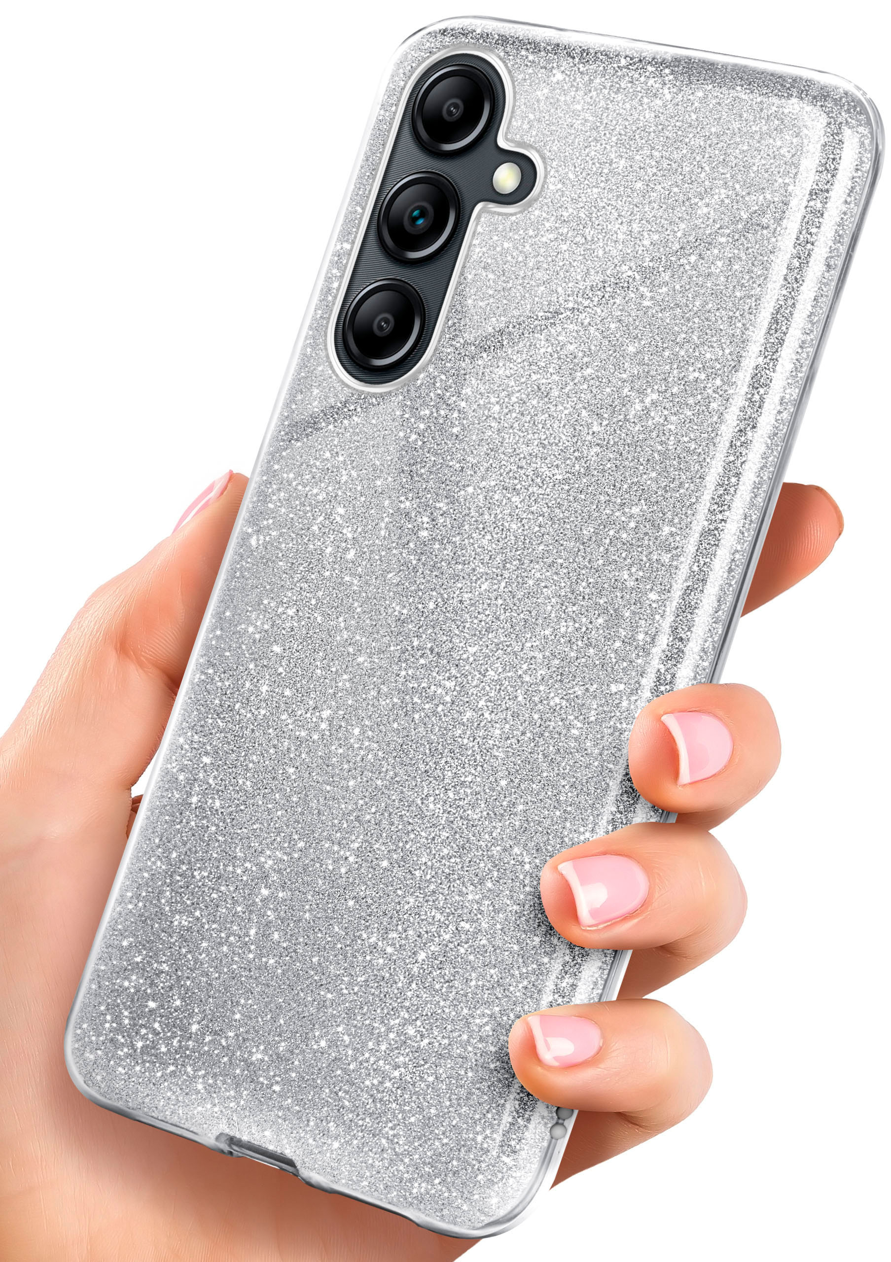 ONEFLOW Glitter Case Samsung Galaxy A14 5G mit Glitzer Look – undefined