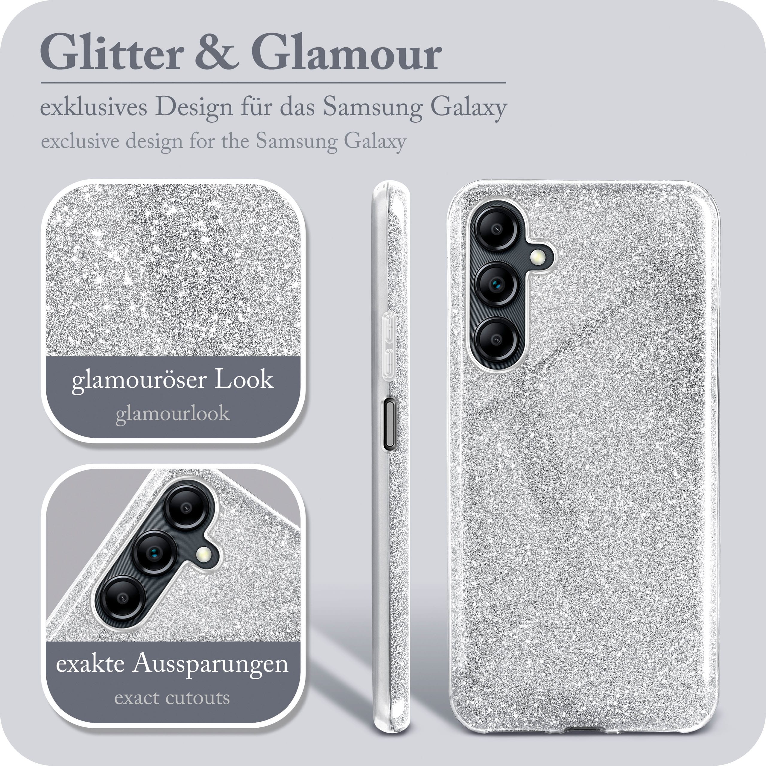 ONEFLOW Glitter Case Samsung Galaxy A14 5G mit Glitzer Look – Weiteres Produktbild 2 ONEFLOW Glitter Case Samsung Galaxy A14 5G mit Glitzer Look – Weiteres Produktbild 2