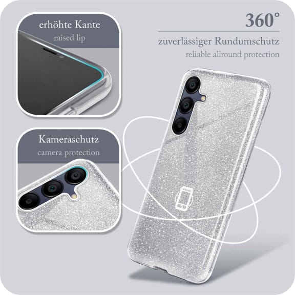 ONEFLOW Glitter Case Samsung Galaxy A15 (4G) mit Glitzer Look – Weiteres Produktbild 5 ONEFLOW Glitter Case Samsung Galaxy A15 (4G) mit Glitzer Look – Weiteres Produktbild 5