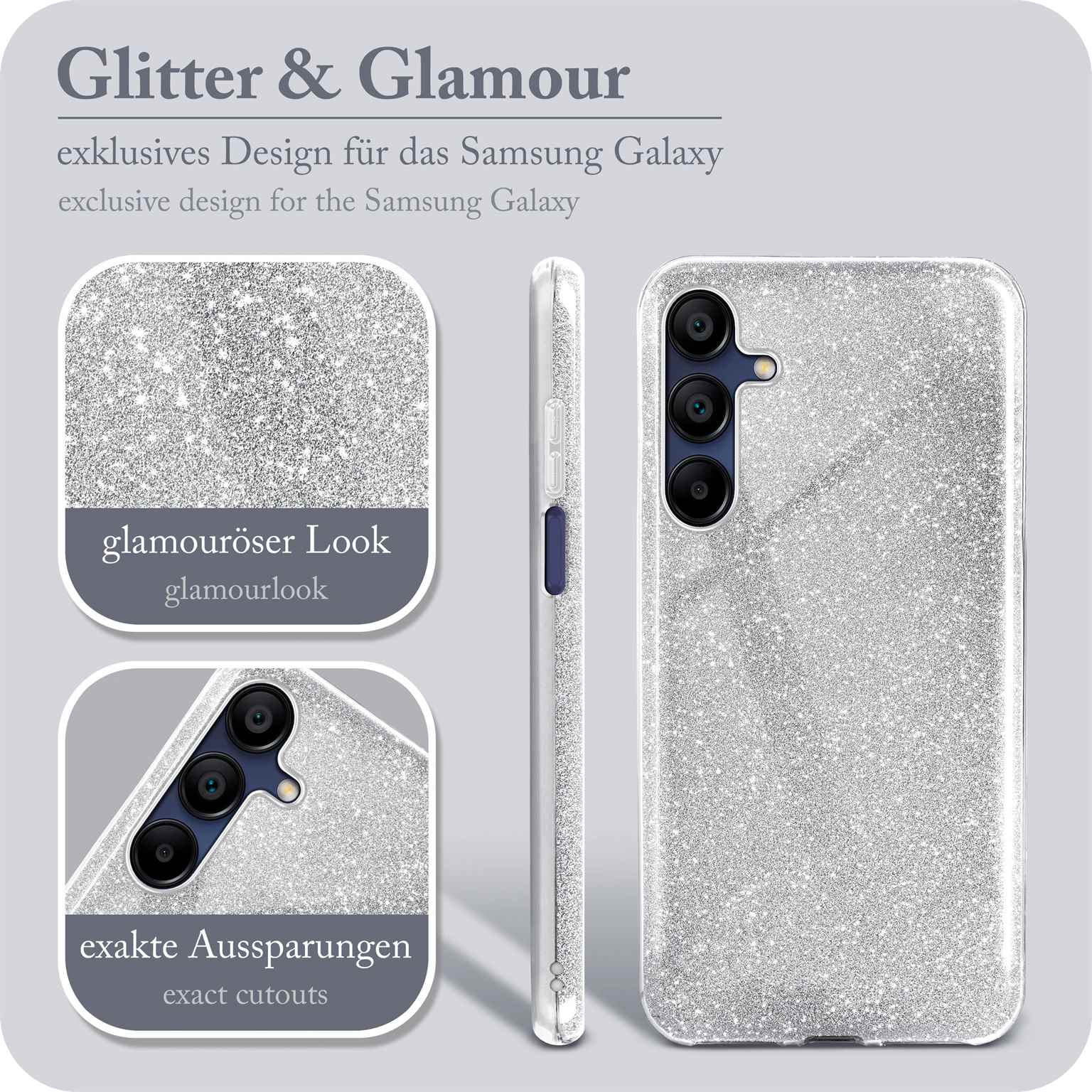 ONEFLOW Glitter Case Samsung Galaxy A15 5G mit Glitzer Look – Weiteres Produktbild 2 ONEFLOW Glitter Case Samsung Galaxy A15 5G mit Glitzer Look – Weiteres Produktbild 2