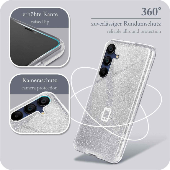 ONEFLOW Glitter Case Samsung Galaxy A15 5G mit Glitzer Look – Weiteres Produktbild 5 ONEFLOW Glitter Case Samsung Galaxy A15 5G mit Glitzer Look – Weiteres Produktbild 5