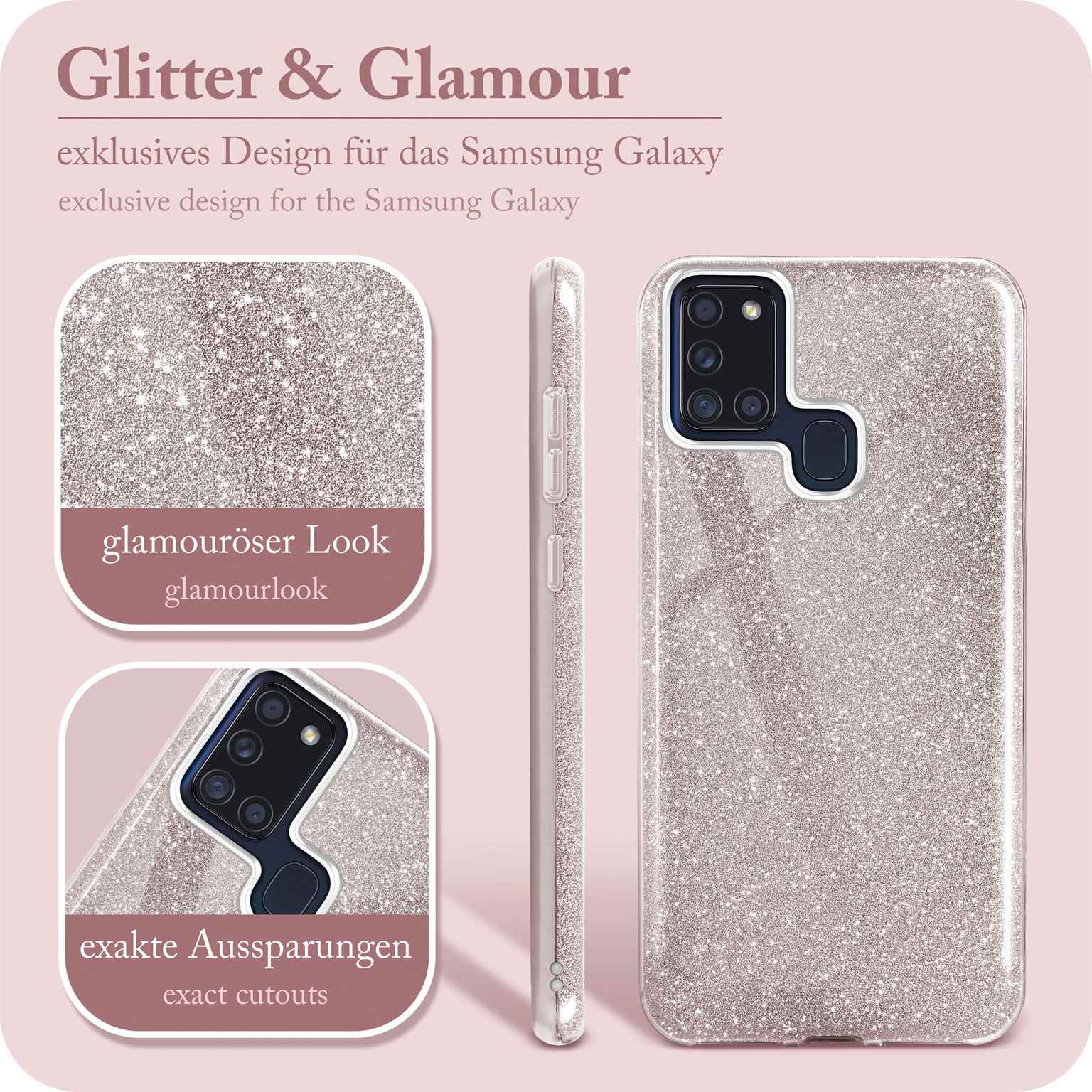 ONEFLOW Glitter Case Samsung Galaxy A21s mit Glitzer Look – Weiteres Produktbild 2 ONEFLOW Glitter Case Samsung Galaxy A21s mit Glitzer Look – Weiteres Produktbild 2