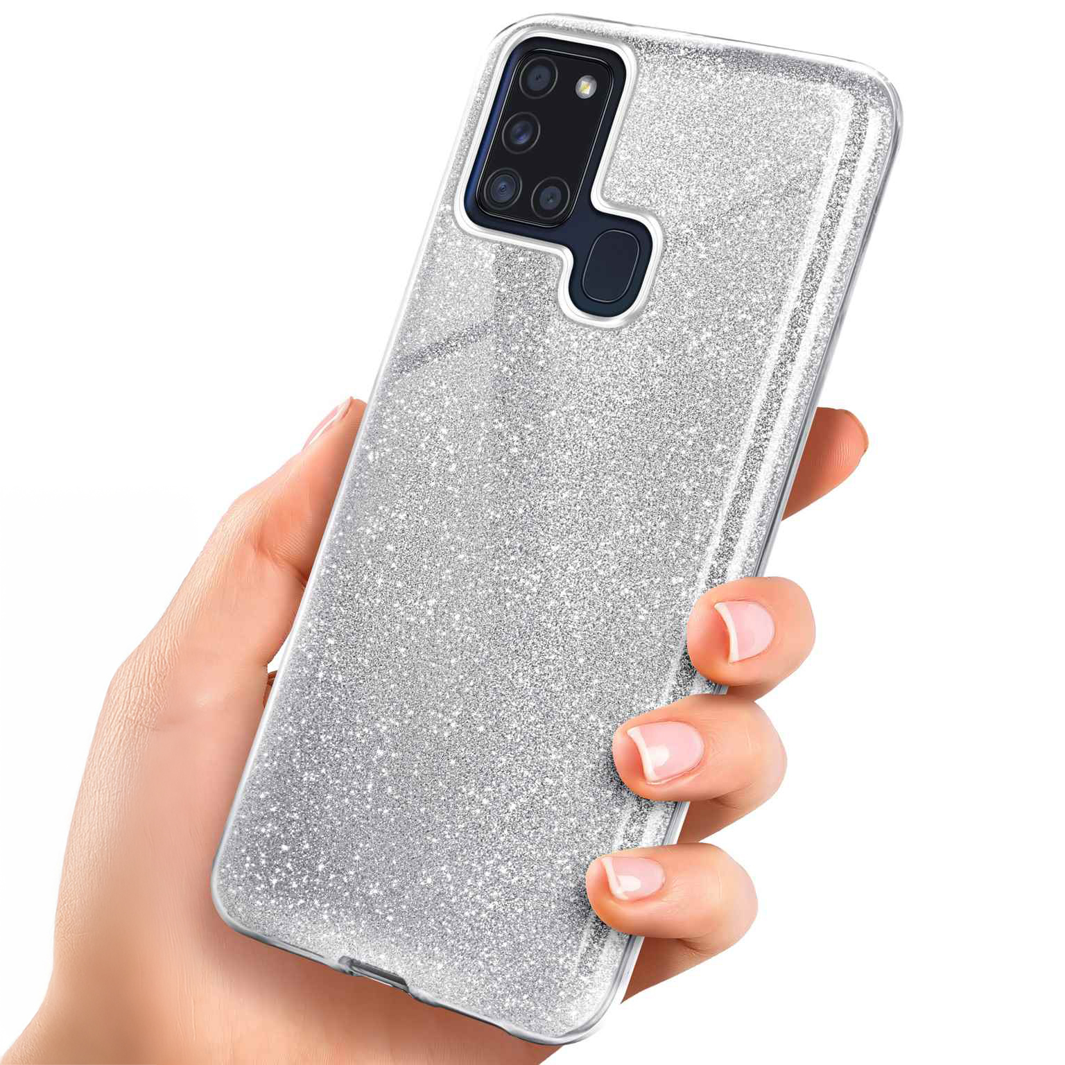 ONEFLOW Glitter Case Samsung Galaxy A21s mit Glitzer Look – Weiteres Produktbild 1 ONEFLOW Glitter Case Samsung Galaxy A21s mit Glitzer Look – Weiteres Produktbild 1