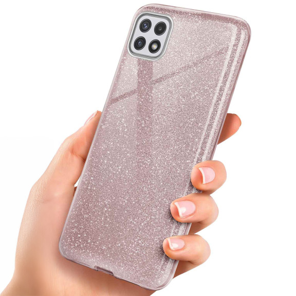 ONEFLOW Glitter Case Samsung Galaxy A22 5G mit Glitzer Look – Weiteres Produktbild 1