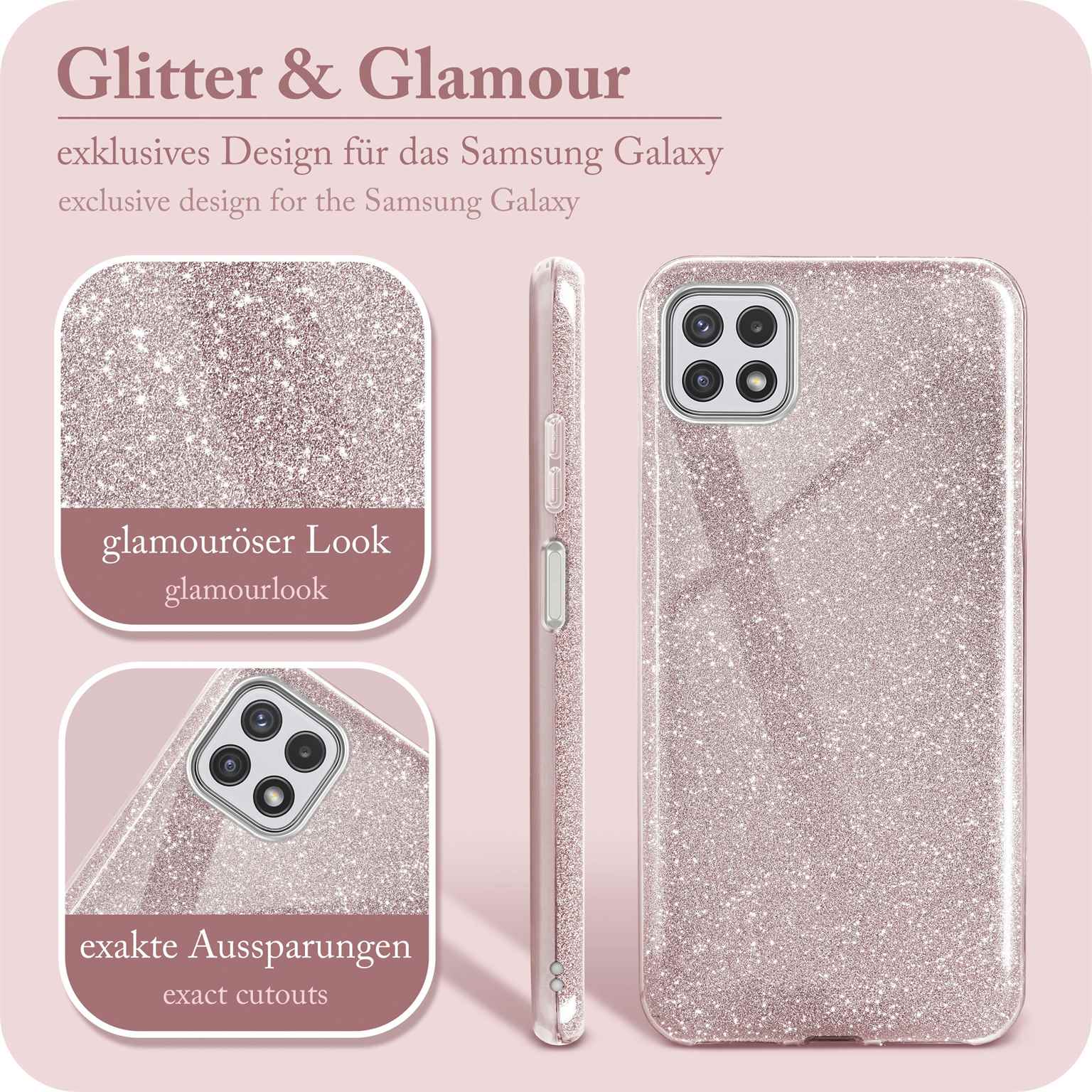 ONEFLOW Glitter Case Samsung Galaxy A22 5G mit Glitzer Look – Weiteres Produktbild 2