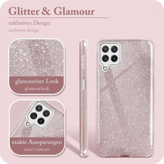 ONEFLOW Glitter Case Samsung Galaxy A22 (4G) mit Glitzer Look – Weiteres Produktbild 2 ONEFLOW Glitter Case Samsung Galaxy A22 (4G) mit Glitzer Look – Weiteres Produktbild 2