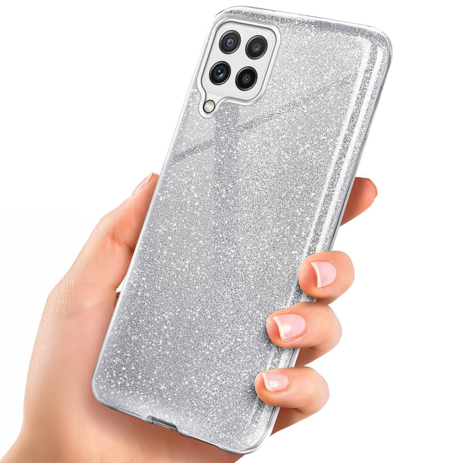 ONEFLOW Glitter Case Samsung Galaxy A22 (4G) mit Glitzer Look – undefined