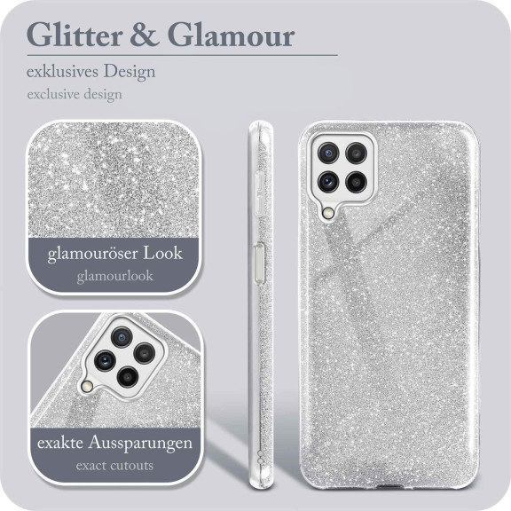 ONEFLOW Glitter Case Samsung Galaxy A22 (4G) mit Glitzer Look – Weiteres Produktbild 2 ONEFLOW Glitter Case Samsung Galaxy A22 (4G) mit Glitzer Look – Weiteres Produktbild 2