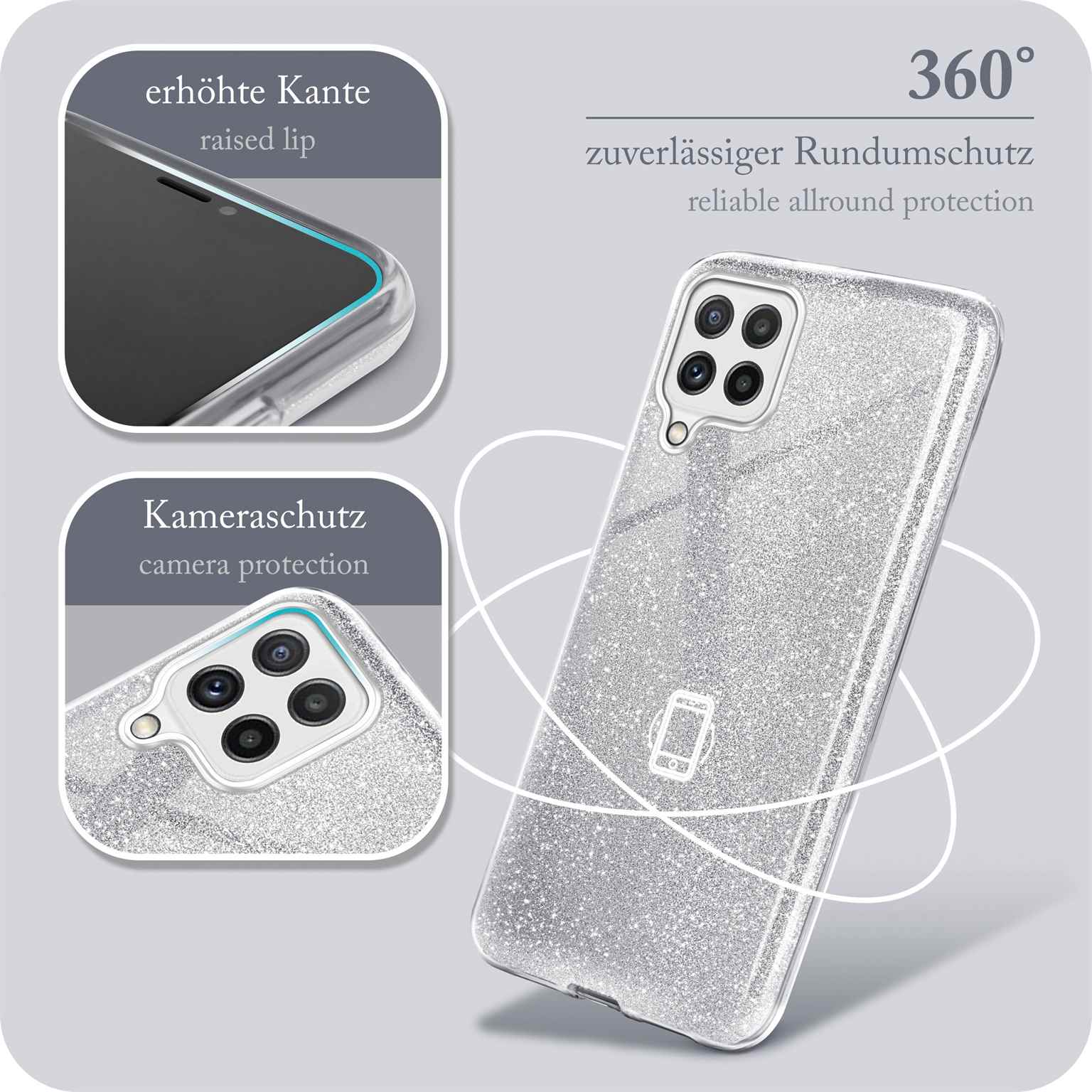 ONEFLOW Glitter Case Samsung Galaxy A22 (4G) mit Glitzer Look – Weiteres Produktbild 5 ONEFLOW Glitter Case Samsung Galaxy A22 (4G) mit Glitzer Look – Weiteres Produktbild 5
