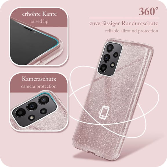 ONEFLOW Glitter Case Samsung Galaxy A23 5G mit Glitzer Look – Weiteres Produktbild 5 ONEFLOW Glitter Case Samsung Galaxy A23 5G mit Glitzer Look – Weiteres Produktbild 5