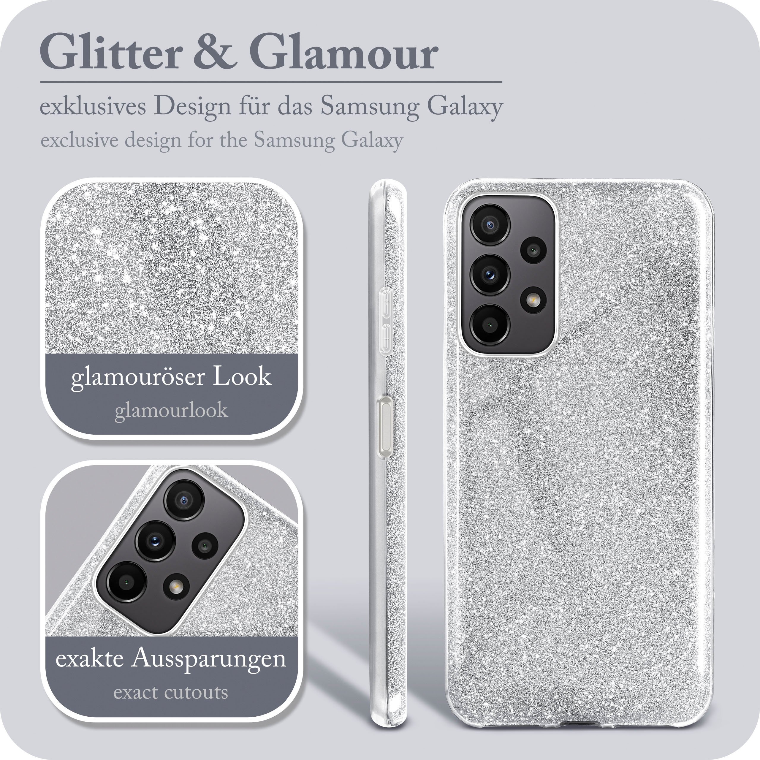 ONEFLOW Glitter Case Samsung Galaxy A23 5G mit Glitzer Look – Weiteres Produktbild 2 ONEFLOW Glitter Case Samsung Galaxy A23 5G mit Glitzer Look – Weiteres Produktbild 2